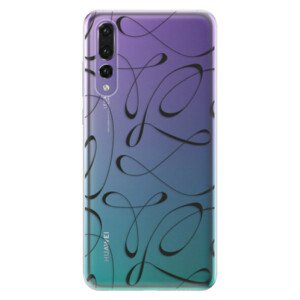 Odolné silikónové puzdro iSaprio - Fancy - black - Huawei P20 Pro