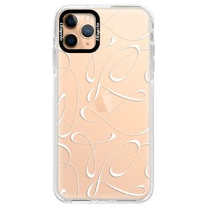 Silikónové puzdro Bumper iSaprio - Fancy - white - iPhone 11 Pro Max