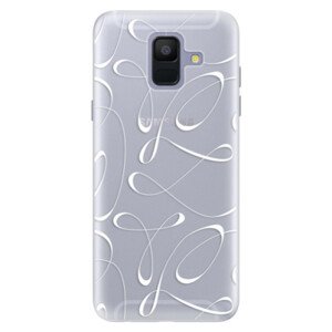 Silikónové puzdro iSaprio - Fancy - white - Samsung Galaxy A6