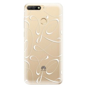 Odolné silikónové puzdro iSaprio - Fancy - white - Huawei Y6 Prime 2018