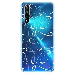 Odolné silikónové puzdro iSaprio - Fancy - white - Huawei Nova 5T