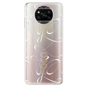 Odolné silikónové puzdro iSaprio - Fancy - white - Xiaomi Poco X3 Pro / X3 NFC