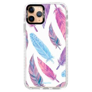 Silikónové puzdro Bumper iSaprio - Feather Pattern 10 - iPhone 11 Pro