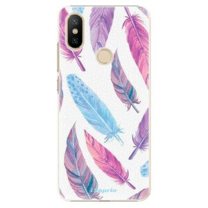 Plastové puzdro iSaprio - Feather Pattern 10 - Xiaomi Mi A2