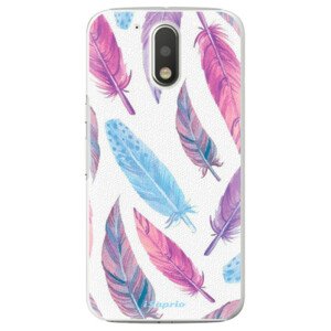 Plastové puzdro iSaprio - Feather Pattern 10 - Lenovo Moto G4 / G4 Plus