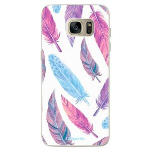 Silikónové puzdro iSaprio - Feather Pattern 10 - Samsung Galaxy S7