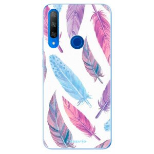 Odolné silikónové puzdro iSaprio - Feather Pattern 10 - Huawei Honor 9X