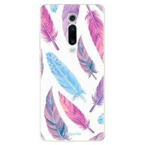 Odolné silikónové puzdro iSaprio - Feather Pattern 10 - Xiaomi Mi 9T Pro