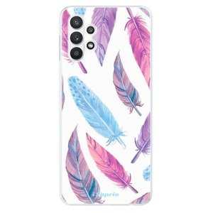 Odolné silikónové puzdro iSaprio - Feather Pattern 10 - Samsung Galaxy A32 5G