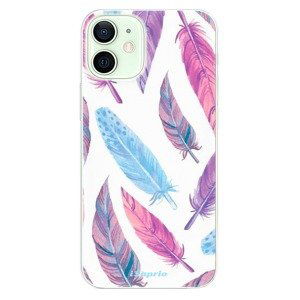 Odolné silikónové puzdro iSaprio - Feather Pattern 10 - iPhone 12