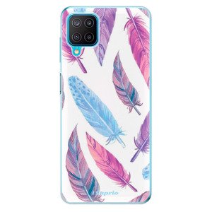 Odolné silikónové puzdro iSaprio - Feather Pattern 10 - Samsung Galaxy M12