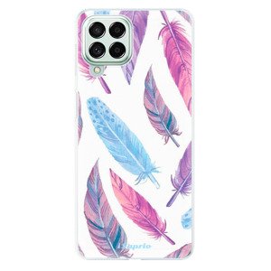 Odolné silikónové puzdro iSaprio - Feather Pattern 10 - Samsung Galaxy M53 5G