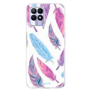 Odolné silikónové puzdro iSaprio - Feather Pattern 10 - Realme 8i