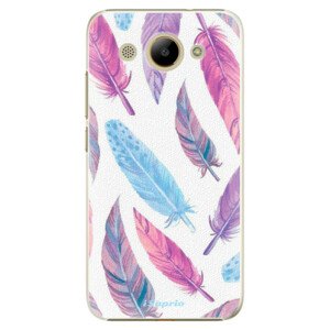 Plastové puzdro iSaprio - Feather Pattern 10 - Huawei Y3 2017