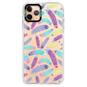 Silikónové puzdro Bumper iSaprio - Feather Pattern 01 - iPhone 11 Pro Max