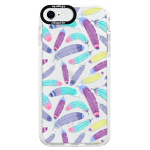 Silikónové puzdro Bumper iSaprio - Feather Pattern 01 - iPhone SE 2020