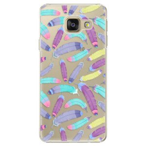 Plastové puzdro iSaprio - Feather Pattern 01 - Samsung Galaxy A3 2016