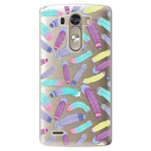 Plastové puzdro iSaprio - Feather Pattern 01 - LG G3 (D855)