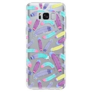 Plastové puzdro iSaprio - Feather Pattern 01 - Samsung Galaxy S8