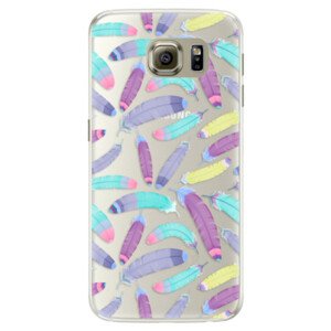 Silikónové puzdro iSaprio - Feather Pattern 01 - Samsung Galaxy S6