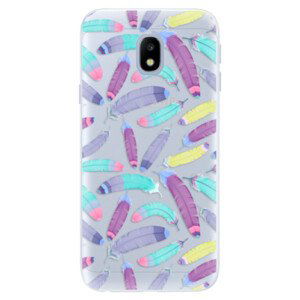 Silikónové puzdro iSaprio - Feather Pattern 01 - Samsung Galaxy J3 2017