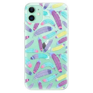 Odolné silikónové puzdro iSaprio - Feather Pattern 01 - iPhone 11