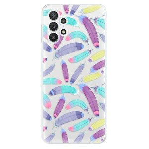 Odolné silikónové puzdro iSaprio - Feather Pattern 01 - Samsung Galaxy A32 5G