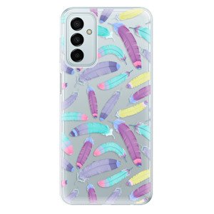 Odolné silikónové puzdro iSaprio - Feather Pattern 01 - Samsung Galaxy M23 5G