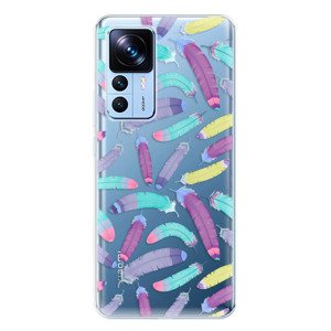 Odolné silikónové puzdro iSaprio - Feather Pattern 01 - Xiaomi 12T / 12T Pro