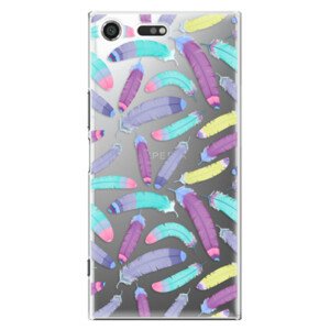 Plastové puzdro iSaprio - Feather Pattern 01 - Sony Xperia XZ Premium