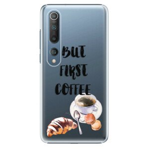 Plastové puzdro iSaprio - First Coffee - Xiaomi Mi 10 / Mi 10 Pro