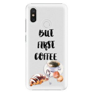 Plastové puzdro iSaprio - First Coffee - Xiaomi Mi 8