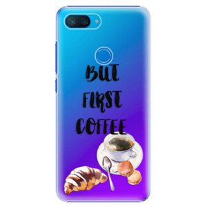 Plastové puzdro iSaprio - First Coffee - Xiaomi Mi 8 Lite