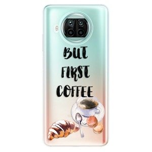 Odolné silikónové puzdro iSaprio - First Coffee - Xiaomi Mi 10T Lite