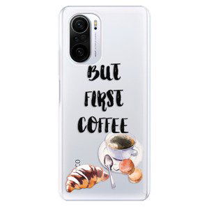 Odolné silikónové puzdro iSaprio - First Coffee - Xiaomi Poco F3