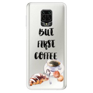 Odolné silikónové puzdro iSaprio - First Coffee - Xiaomi Redmi Note 9 Pro / Note 9S