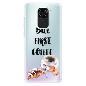 Plastové puzdro iSaprio - First Coffee - Xiaomi Redmi Note 9