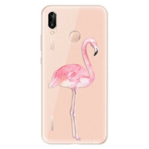 Odolné silikónové puzdro iSaprio - Flamingo 01 - Huawei P20 Lite