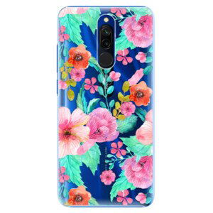 Plastové puzdro iSaprio - Flower Pattern 01 - Xiaomi Redmi 8