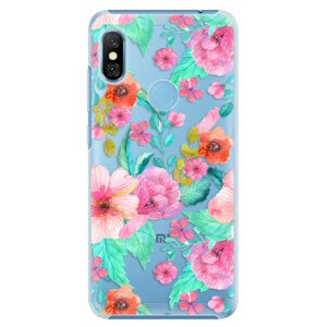 Plastové puzdro iSaprio - Flower Pattern 01 - Xiaomi Redmi Note 6 Pro