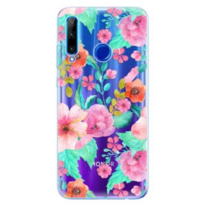 Odolné silikónové puzdro iSaprio - Flower Pattern 01 - Huawei Honor 20 Lite