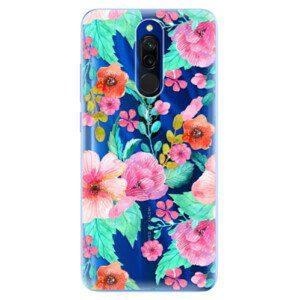 Odolné silikónové puzdro iSaprio - Flower Pattern 01 - Xiaomi Redmi 8