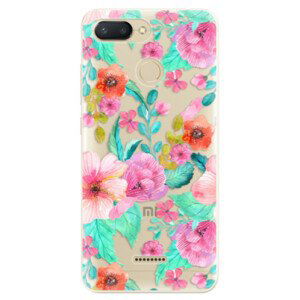 Odolné silikónové puzdro iSaprio - Flower Pattern 01 - Xiaomi Redmi 6