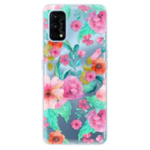 Odolné silikónové puzdro iSaprio - Flower Pattern 01 - Realme 7 Pro