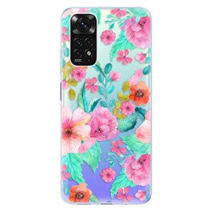 Odolné silikónové puzdro iSaprio - Flower Pattern 01 - Xiaomi Redmi Note 11 / Note 11S