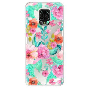 Odolné silikónové puzdro iSaprio - Flower Pattern 01 - Xiaomi Redmi Note 9 Pro / Note 9S