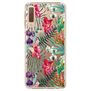 Plastové puzdro iSaprio - Flower Pattern 03 - Samsung Galaxy A7 (2018)