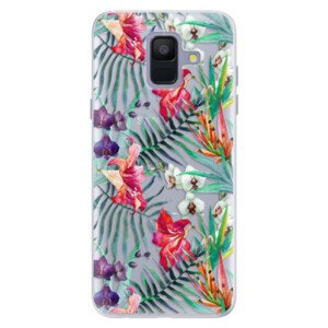 Silikónové puzdro iSaprio - Flower Pattern 03 - Samsung Galaxy A6