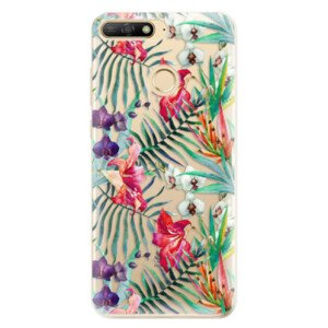 Odolné silikónové puzdro iSaprio - Flower Pattern 03 - Huawei Y6 Prime 2018