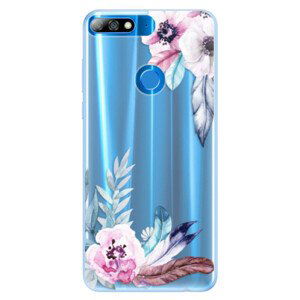 Silikónové puzdro iSaprio - Flower Pattern 04 - Huawei Y7 Prime 2018